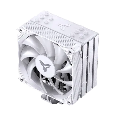 Кулер для процессора/ CPU Cooler JONSBO PISA A5 ARGB (265W, 4-pin PWM, 153mm, Al/Cu, 5x6mm, ARGB, 1x120mm, 81.27CFM, 36.8dBA, 1850RPM, S: 1851/1700/1200/115X, AM4/AM5 White)
