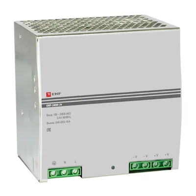 Блок питания EKF DRP-240W-24, 24В, 240Вт, IP20