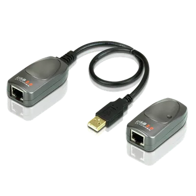 Удлинитель, USB 2.0,  60 метр., со скоростями передачи данных, соответствующим High Speed (480 Мбит/с) , Full Speed (12 Мбит/с ) и Low Speed (1.5 Мбит/с ) USB A-тип, Male/Female, без шнуров/ USB2.0 Extender W/EU ADP.