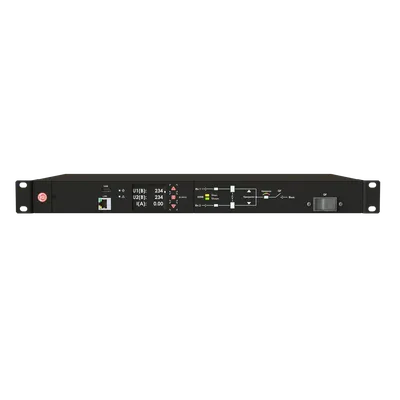 Переключатель Elemy ATS-2002, 1U, 230В, 16А, SNMP