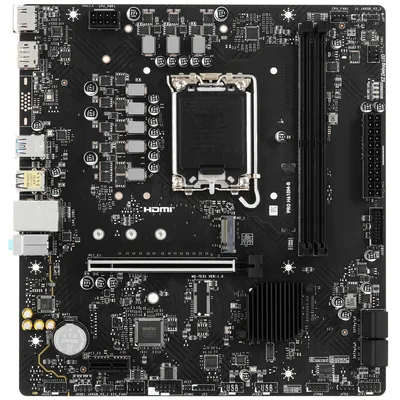 Материнская плата MICROSTAR PRO H610M-B, H610, LGA1700, mATX