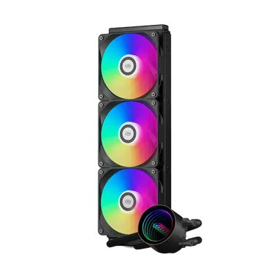 Система охлаждения PcCooler DA360 V2 ARGB BK, 360мм, 300W, ARGB