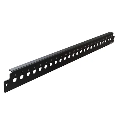 Лицевая панель DKC RNFP24ST, 24×ST Simplex, 1U, черная