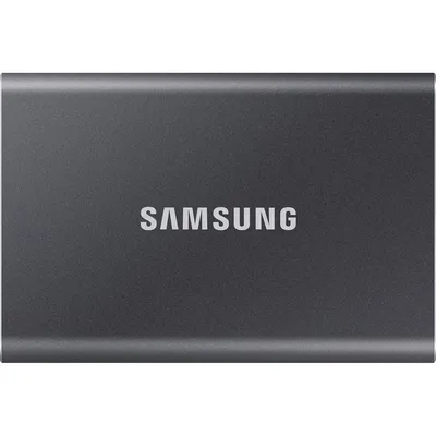 Накопитель Samsung Electronics MU-PC4T0T/WW, внешний SSD T7, 4000GB, USB 3.2 Gen2, Type-C, Titan Grey