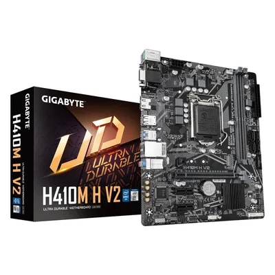 Материнская плата Gigabyte H410M H 2.0, LGA1200, 2xDDR4, M.2, MATX