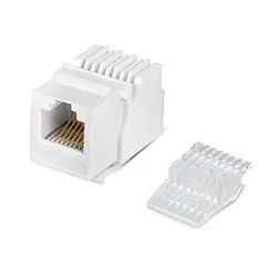 Модуль Cabeus KJ-RJ12-Toolless, Keystone Jack RJ-12, белый