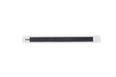 Щёточный ввод NIKOMAX TLK-BRSH-1U-GY, 1U, серый