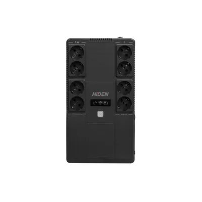 ИБП HIDEN ULS600EF, 600ВА/360Вт, линейно-интерактивный, 8×Schuko
