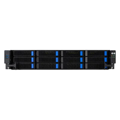 Сервер ASUS RS720-E11-RS12U 2U, 2x LGA4677, 32x DDR5(4800), 12x 3,5 (8xNVMe/SAS/SATA+4 NVMe/SATA), 2xM.2 slot 2280, 6x PCIe G5 x8 or 3 x PCIe G5 x16, up to 4 dual-slot GPUs,  (Поверхностные следы намокания)
