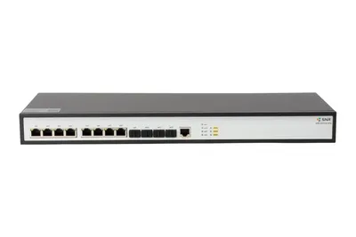 Коммутатор SNR SNR-S5310X-8TX-DC, L2+, 8×10GbE, 4×SFP+