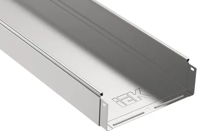 Лоток IEK CLN10-100-200-2, неперфорированный, 100×200×2000, сталь, цинк