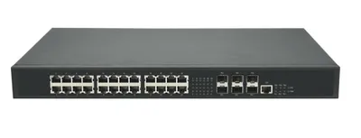 Коммутатор NIKOMAX GL-SW-G302-30TC, L3, 24×2.5GbE RJ45, 6×10GbE SFP+, 1U
