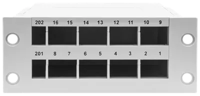 Кассета пластиковая SNR 401-04-16, 16 портов SC
