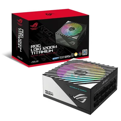 Блок питания ASUS ROG-LOKI-1200T-SFX-L-GAMING 90YE00N0-B0NA00, SFX, 1200W, 80+ Titanium, модульный