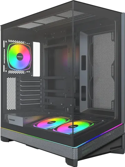 Корпус Montech SKY 3 B, ATX, черный, без БП