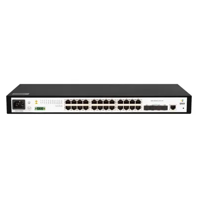 Коммутатор SNR SNR-S5210G-24TX-UPS, L2+, 24×1GbE, 4×10G SFP+, UPS