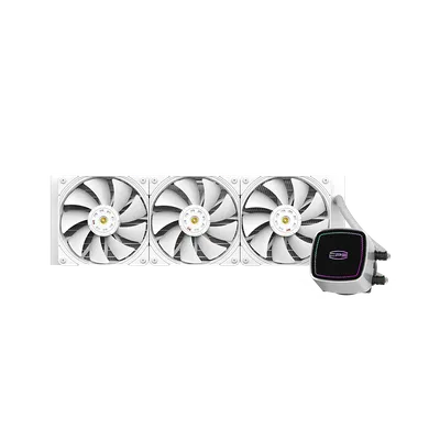 СЖО PcCooler DE360 WH, 360мм, ARGB, белый