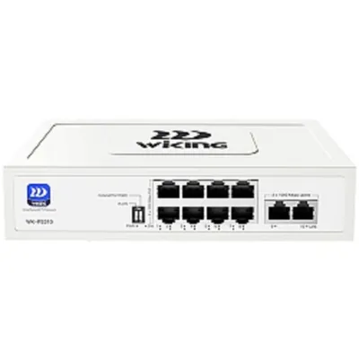 Коммутатор Wi-Tek WK-PS310, PoE 76Вт, 8GE(PoE)+2GE