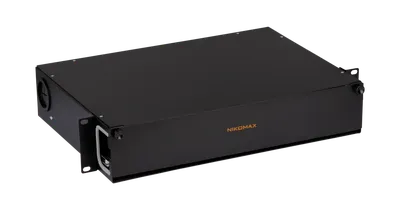 Органайзер оптический NIKOMAX NMC-OKFP-SL-2U-BK, 19", 2U, черный