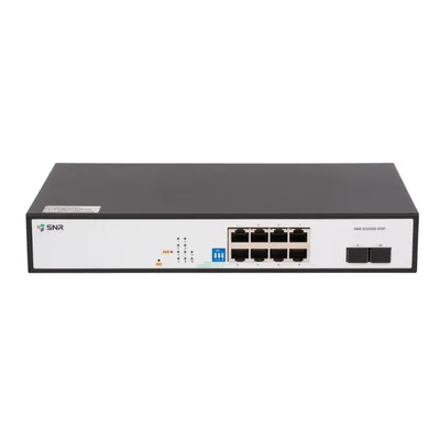 Коммутатор SNR SNR-S2300G-8TM, Web Smart, 8×1GbE, 2×2.5G SFP, L2