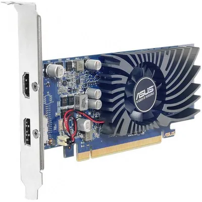 Видеокарта ASUS PCI-E GT1030-2G-BRK NVIDIA GeForce GT 1030 2Gb 64bit GDDR5 1228/6008 HDMIx1 DPx1 HDCP Ret low profile [GT1030-2G-BRK]