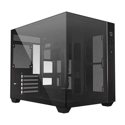 Корпус ПК ID-Cooling VIEW 500, mATX, TG, Type-C