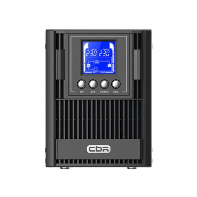 ИБП CBR ESN-1KT-4I-LCHERSC, Online, 1000 ВА / 1000 Вт, 4×C13, Tower