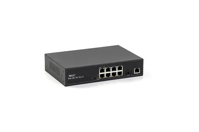 4074 SKAT PoE-8E-1G-1S v.2 коммутатор PoE Plus, мощность 150Вт, порты: 8-Ethernet PoE, 1-Uplink, 1-SFP