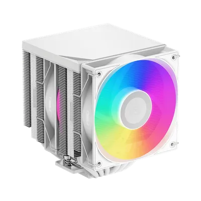 Кулер PCCooler RT620Pro TC ARGB WH, 265W TDP, 2×120 мм, белый