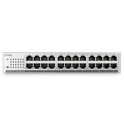 Коммутатор бесшумный/ Web-managed Gigabit Switch Zyxel GS1100-24E, 24xRJ-45: 1G, rack 19", fanless