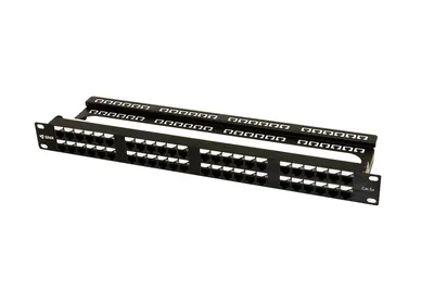 Патч-панель SNR SNR-UD-1U48-5E-H, 1U, 48 портов, cat.5e, неэкранированная