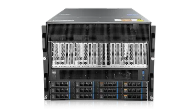 Серверная платформа/ Gooxi SY8108G-D12R-G4 8U-8GPU platform based on Gen4/5th with direct backplane; standard : 2* NVMe+ 8* SATA; TDP=350W; 32* DDR5 slots; support 13* PCle.slots:8* PCle5.0x16 GPU slots +1* PCle5.0x16 slts +1* PCle5.0x8 slots +1* PCle4.0x8; 6*2700W PSU 8*GPU cables for 5090 fan version  rail kits Eu cables