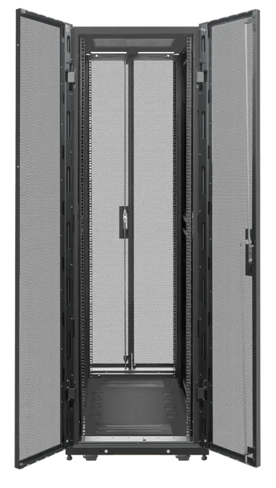 Шкаф серверный напольный SNR SNR-MB-488012-DPDP-B, 48U, 800×1200, IP20