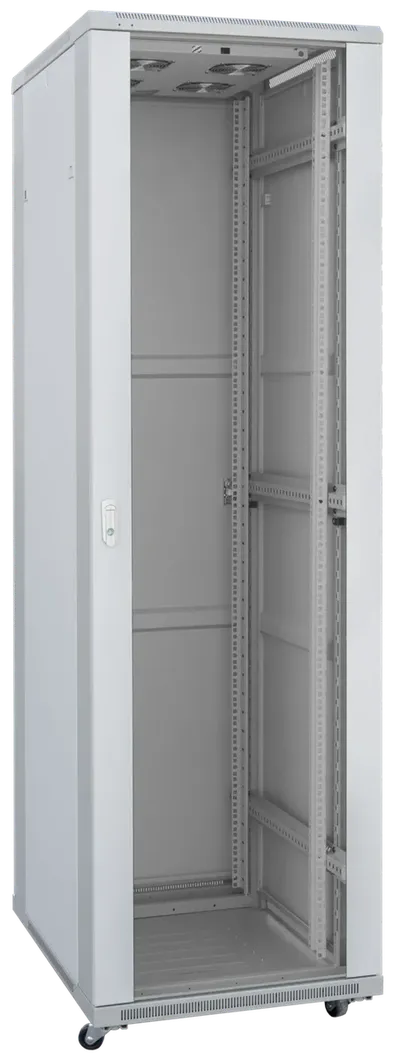 Шкаф телекоммуникационный SNR SNR-TFC-476080-GS-G-SF, 47U, 600x800мм, серый