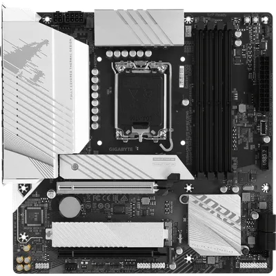 Материнская плата Gigabyte B760M A E WF6E GEN5, LGA1700, B760, 4×DDR5, microATX