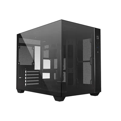 Корпус ПК ID-Cooling VIEW 500, mATX, TG, Type-C