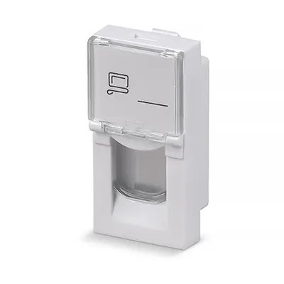 Вставка Cabeus FP-L-22,5-1M, 45×22.5, для Keystone Jack