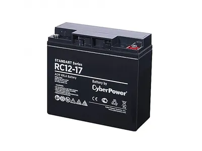 Аккумулятор CyberPower RC 12-17, 12В, 18Ач, AGM