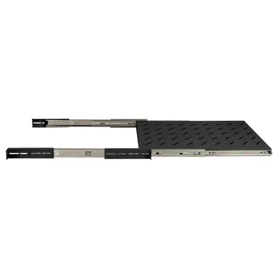Полка выдвижная ExeGate EX301148RUS, 19", 1U, глубина 650мм, до 40кг, черный