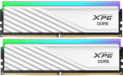 Оперативная память ADATA XPG Lancer Blade RGB, DDR5, 32GB (2x16GB), 6000 MHz, CL48, с радиатором, RGB, белый