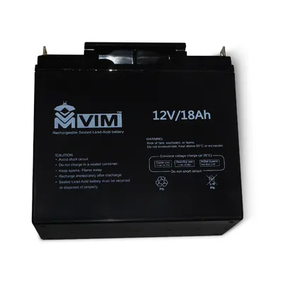 Аккумулятор VIM VM-BAT-12-18, 12В, 18А·ч, свинцово-кислотный