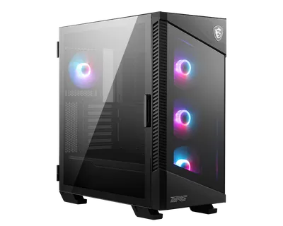 Корпус ПК MSI MPG VELOX 100R, Midi Tower, 4x120mm ARGB, стекло