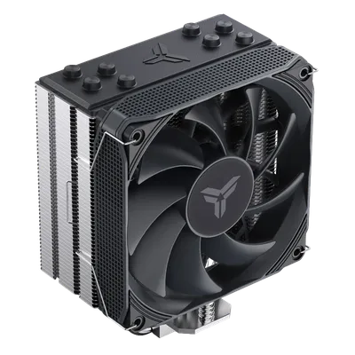 Кулер для процессора/ CPU Cooler JONSBO PISA A4 (250W, 4-pin PWM, 153mm, Al/Cu, 4x6mm, 1x120mm, 81.27CFM, 36.8dBA, 1850RPM, S: 1851/1700/1200/115X/2011, AM4/AM5 Grey)