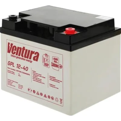 Аккумулятор VENTURA GP 12-40, 12В, 40Ач, AGM