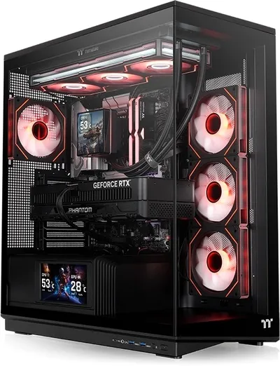 Корпус Thermaltake CA-12B-00M1WN-00, ATX, без БП, черный