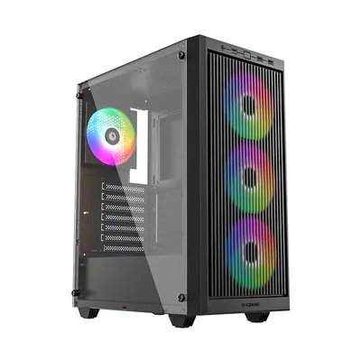 Корпус ID-Cooling WARE 310 ARGB, ATX, TG, 4 вентилятора, Type-C