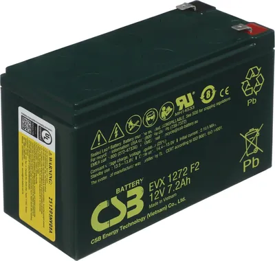 Батарея для ИБП CSB EVX1272, 12В, 7.2Ач