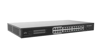 Коммутатор Uniview NSW3000-25GT1GP1GC-POE-IN, 25×GbE PoE, 1×SFP