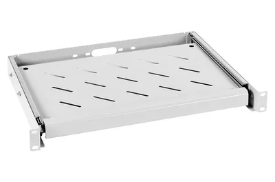 Полка Cabeus JE10, 1U, выдвижная, 450×1000мм, серая