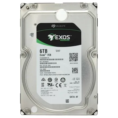 Жесткий диск Seagate Exos 7E8 ST6000NM021A-NNC-003, 3.5" SATA, 6ТБ, 7200 rpm